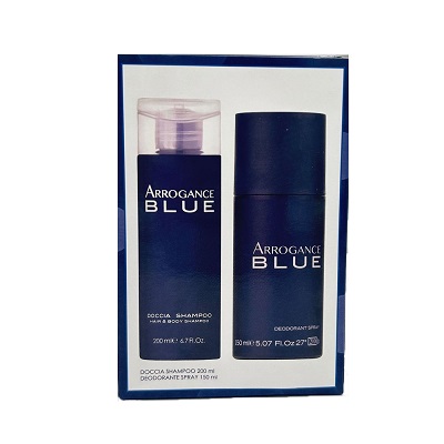 ARROGANCE BLUE COFANETTO BAGNO 400 ML. + DEO 150 ML.