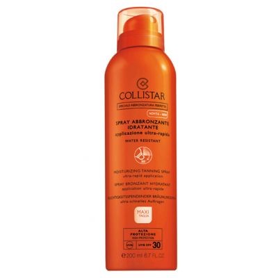Collistar Spray Abbronzante Idratante applicazione ultra-rapida SPF 30