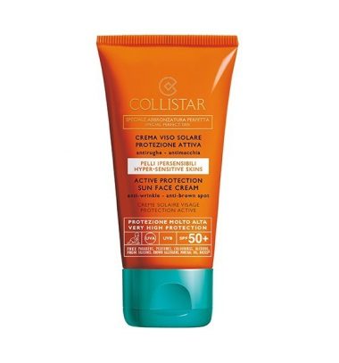 Collistar Crema Viso Solare Protezione Attiva Pelli Ipersensibili SPF 50+