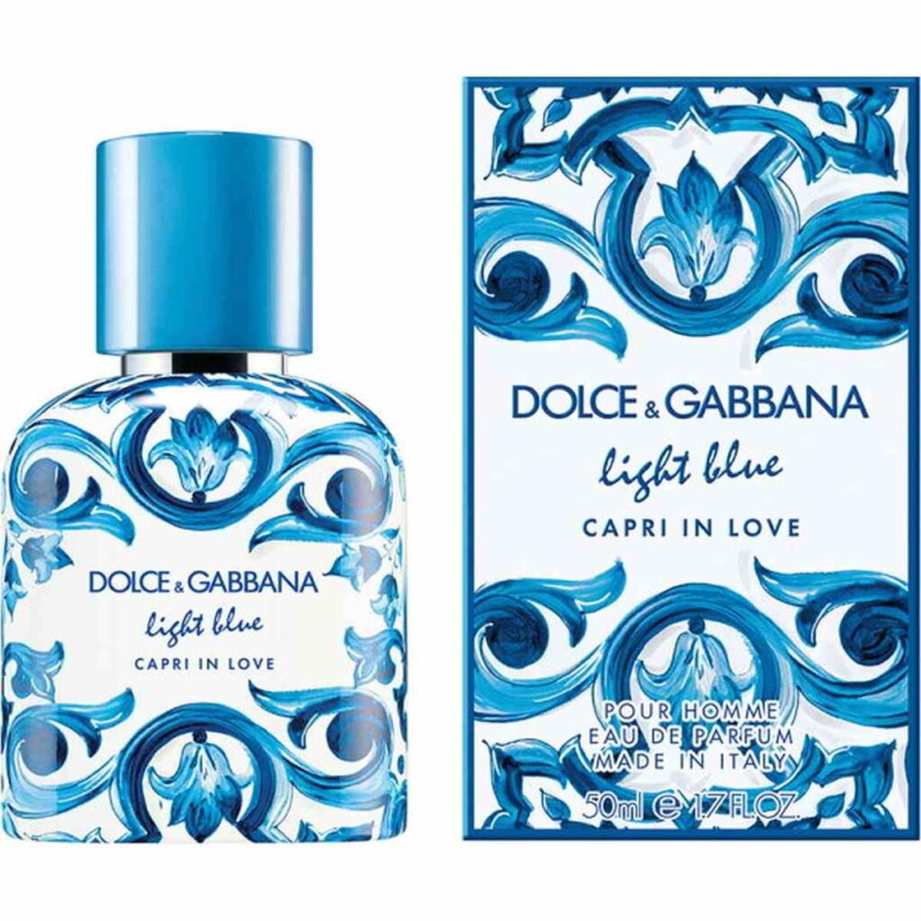 Profumo Dolce Gabbana Light Blue Uomo Capri Love Eau De Parfum 50ml Vapo P1LB1104